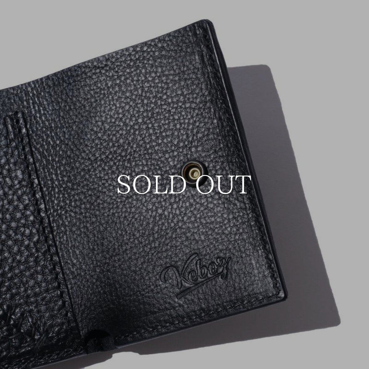 画像5: CALEE  CALEE × KEBOZ STUDS LEATHER MULTI WALLET (5)