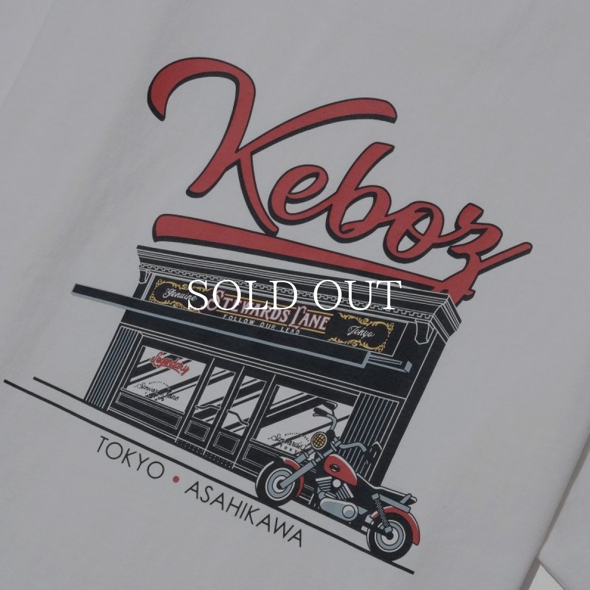 画像8: CALEE  CALEE × KEBOZ STORE LOGO S/S TEE (8)