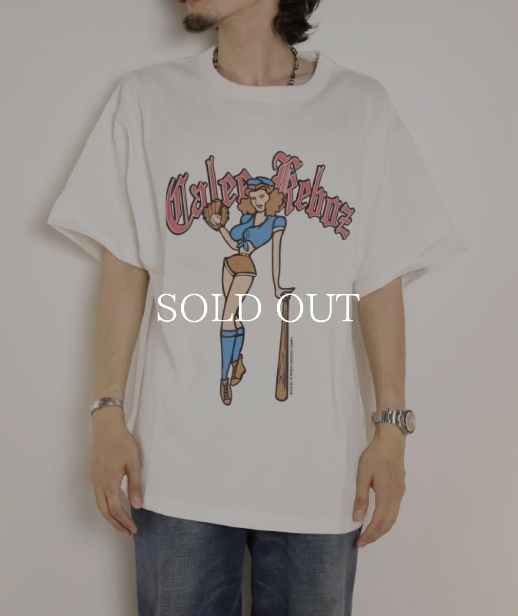 画像6: CALEE  CALEE × KEBOZ PINUP GIRL S/S TEE (6)