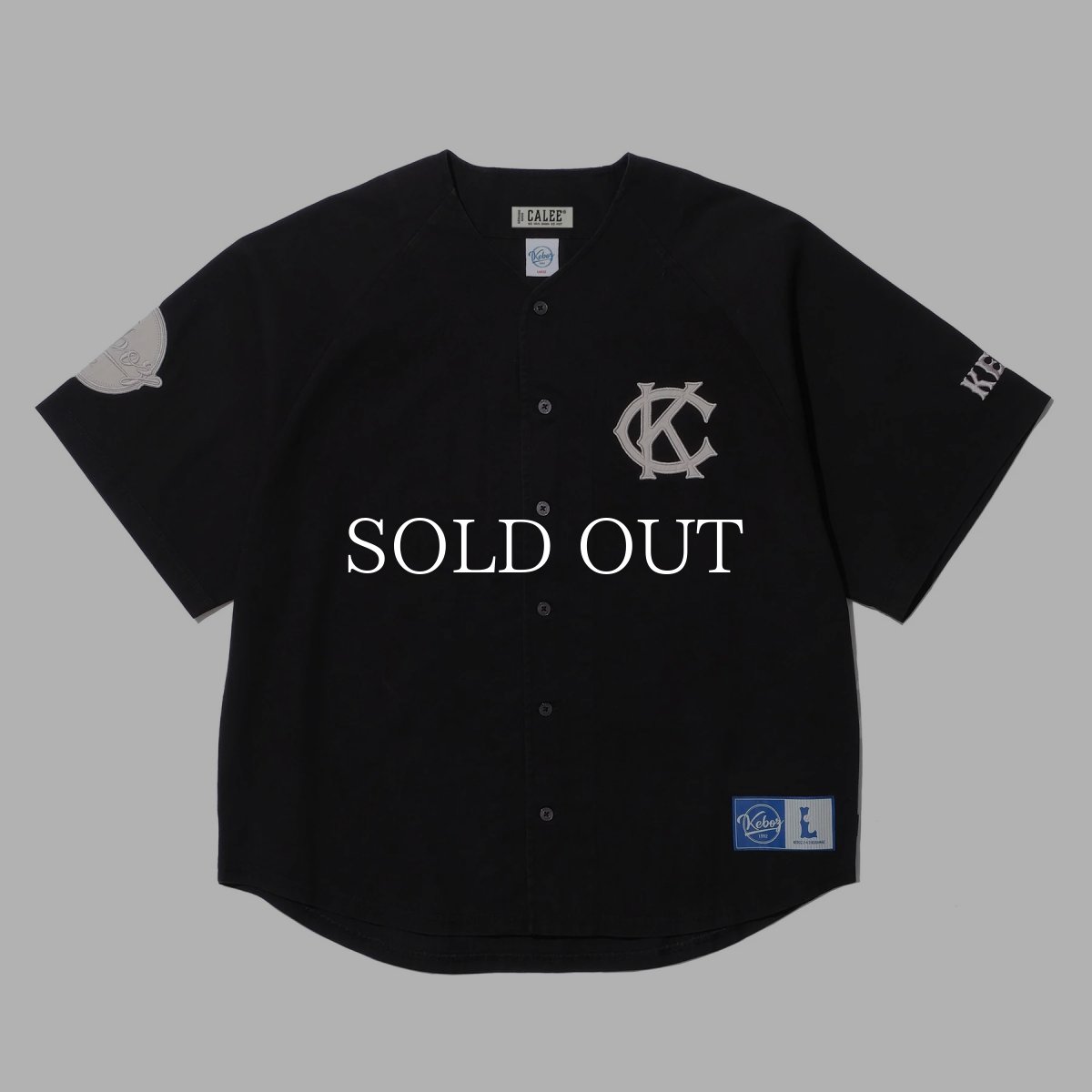 画像3: CALEE  CALEE × KEBOZ BASEBALL SHIRT (3)