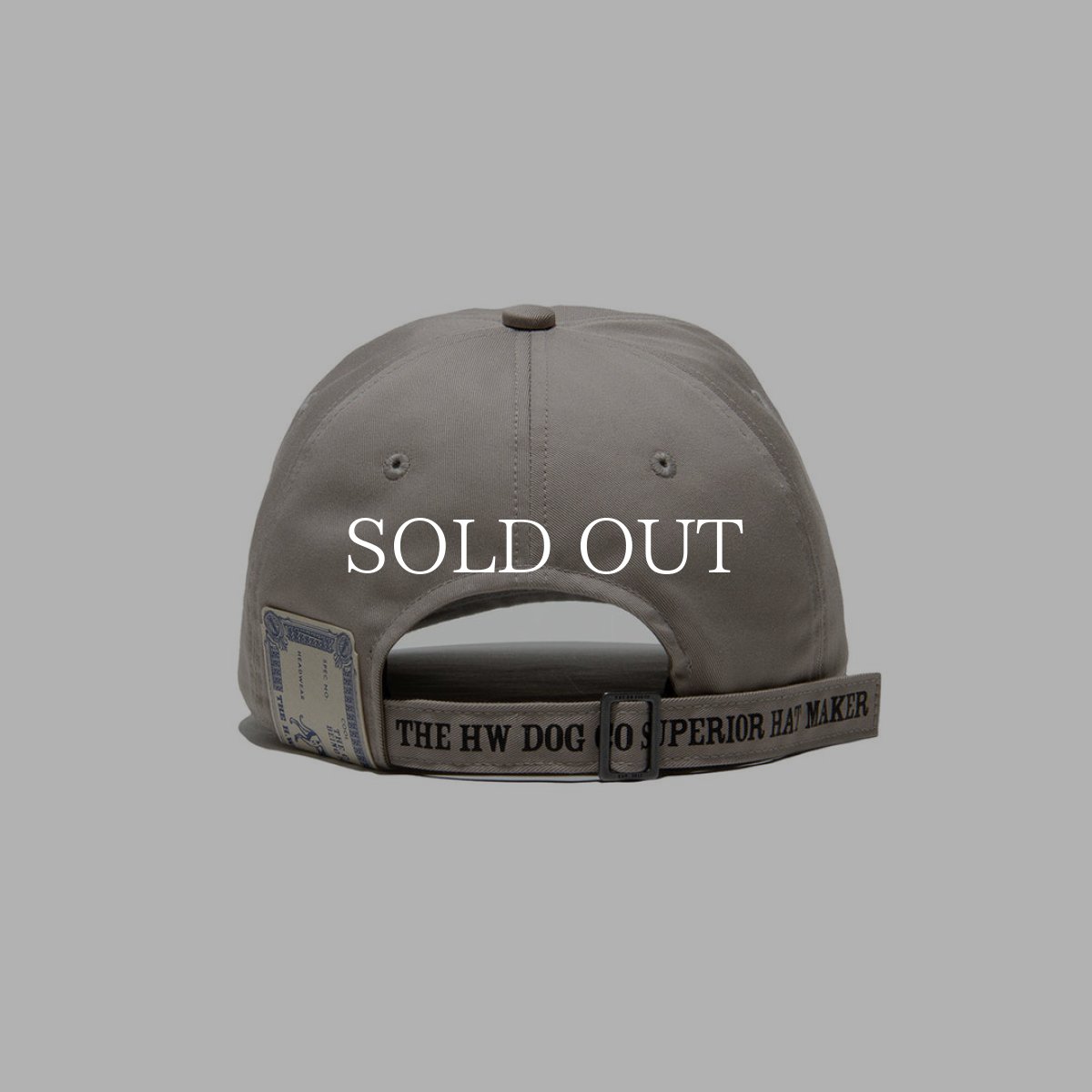 画像12: THE H.W.DOG&CO.  LONG BELTED CAP (12)