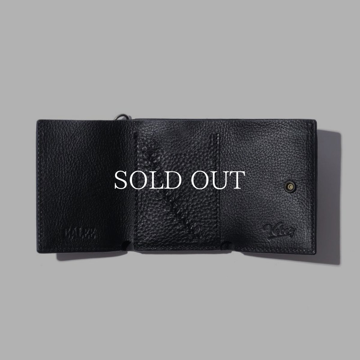 画像3: CALEE  CALEE × KEBOZ STUDS LEATHER MULTI WALLET (3)