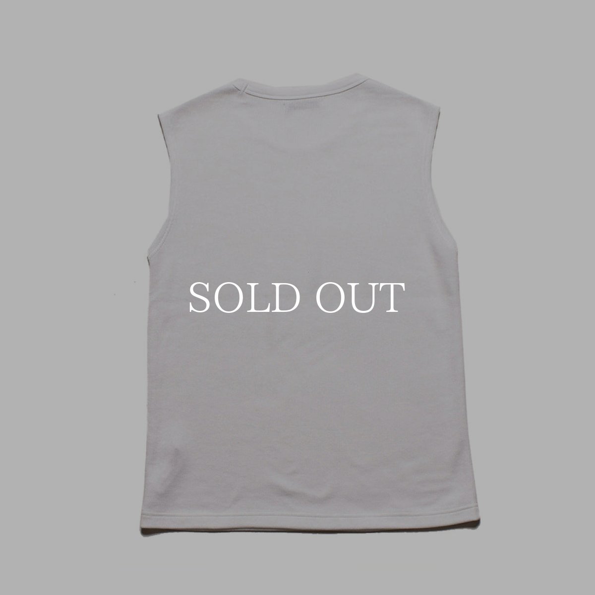 画像7: MINEDENIM  Roundneck Nosleeve Rib T-SH (7)