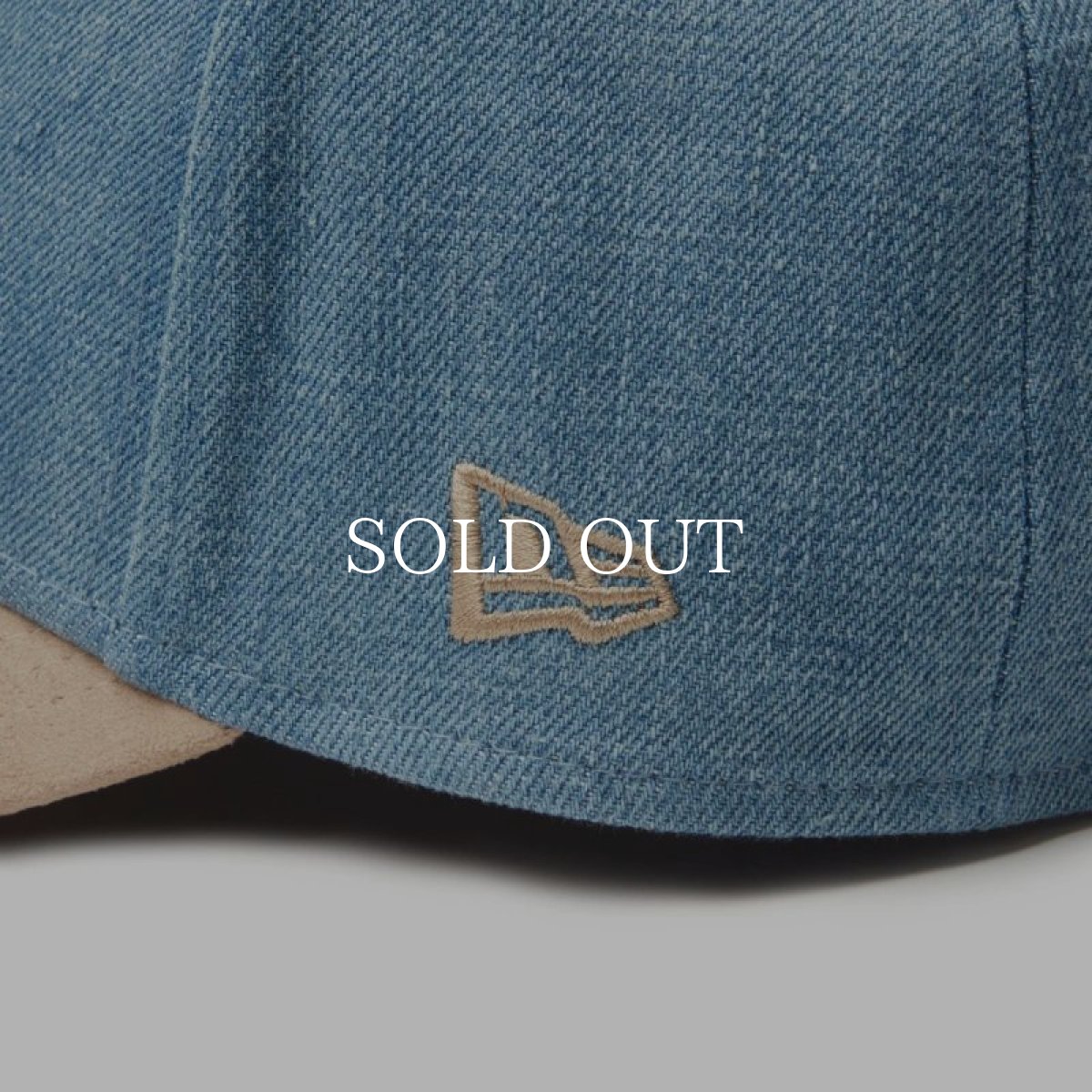 画像6: NEW ERA  9FORTY A-Frame MLB Denim 2-Tone ニューヨーク・ヤンキース ウォッシュドデニム カーキスウェードバイザー (6)