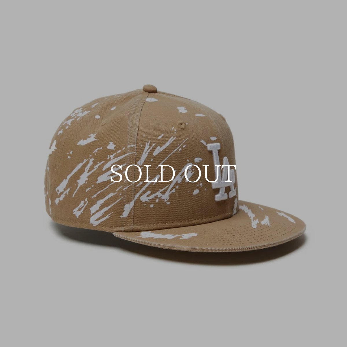 画像3: NEW ERA  9FIFTY Dripping ロサンゼルス・ドジャース カーキ (3)