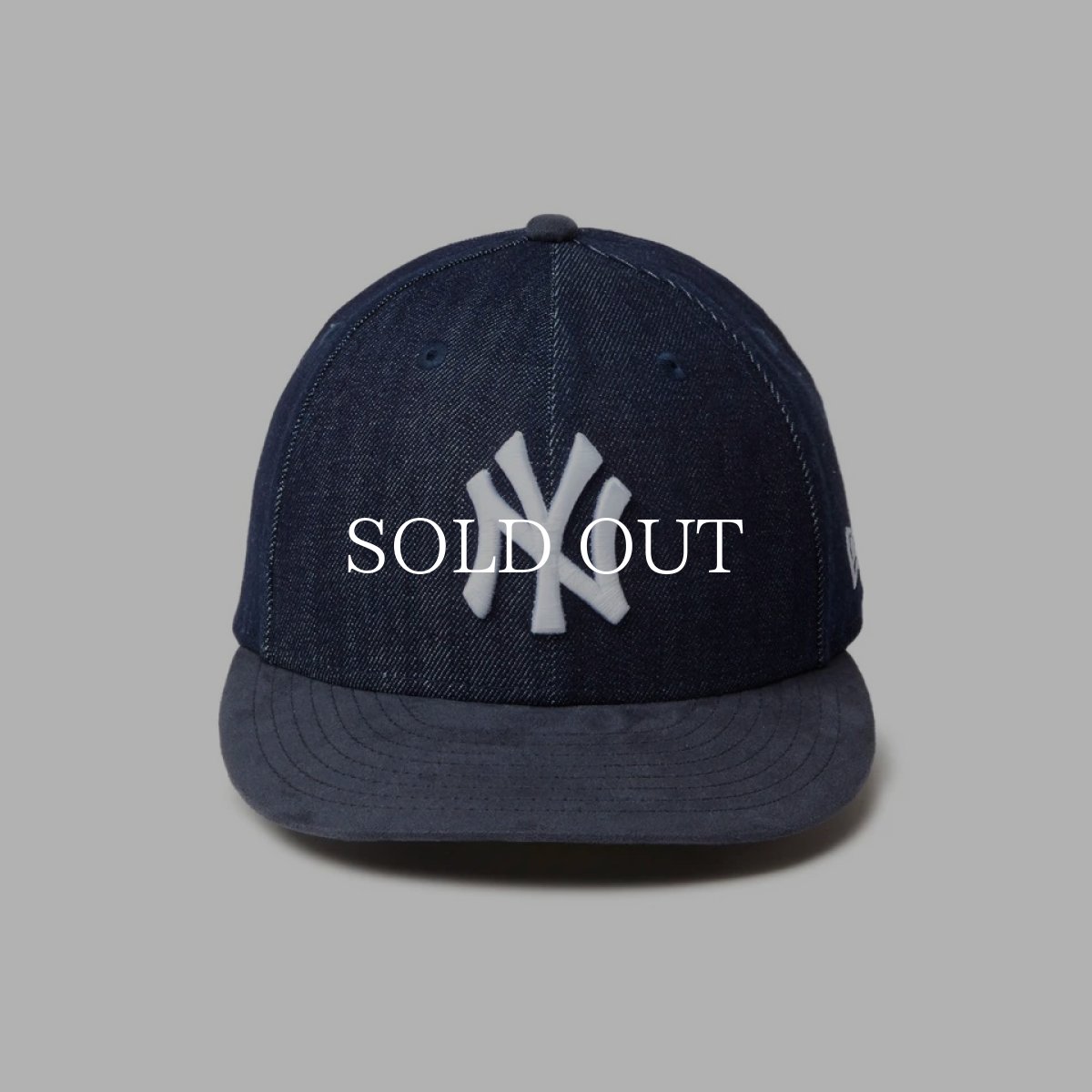 画像3: NEW ERA  LP 59FIFTY MLB Denim 2-Tone ニューヨーク・ヤンキース インディゴデニム ネイビースウェードバイザー (3)