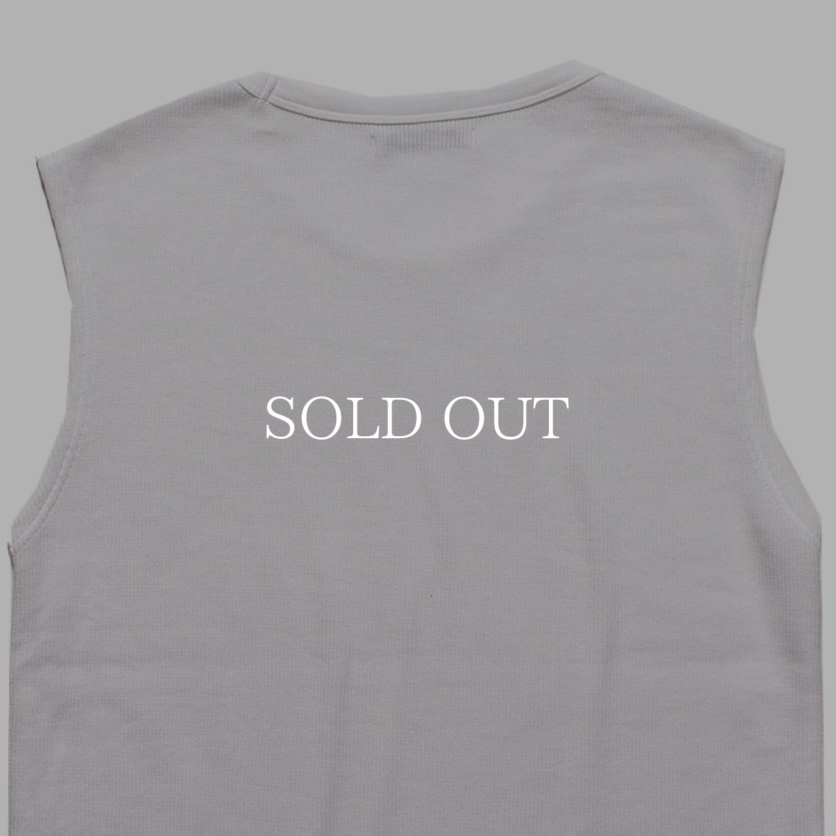 画像9: MINEDENIM  Roundneck Nosleeve Rib T-SH (9)