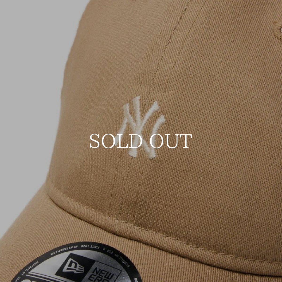 画像5: NEW ERA  9TWENTY MLB Mini Logo ニューヨーク・ヤンキース カーキ (5)