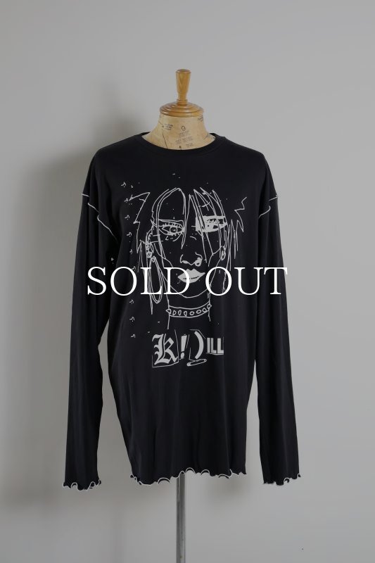 KIDILL PUNK GIRL RIB KNIT T-SHIRT キディル KIDILL PUNK GIRL RIB KNIT T-SHIRT キディル