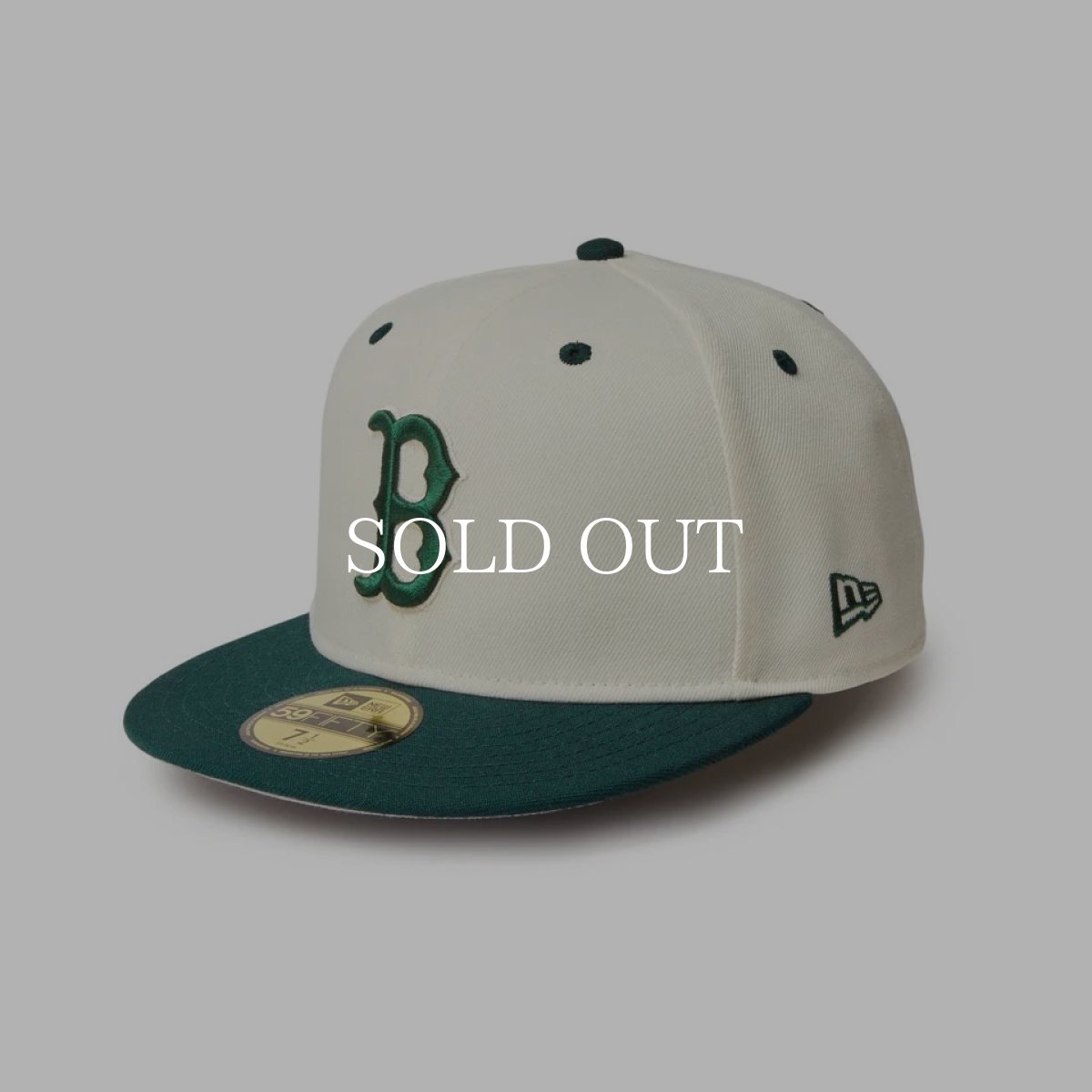 画像3: NEW ERA  59FIFTY MLB Wool Visor ボストン・レッドソックス クローム ダークグリーンバイザー (3)