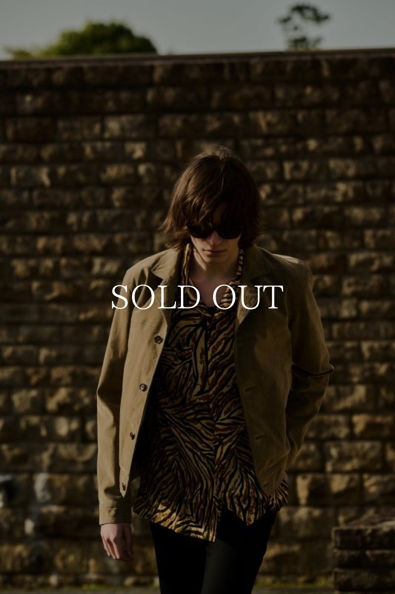 画像13: MINEDENIM  R.Zebracamo Open Collar L/S SH (13)