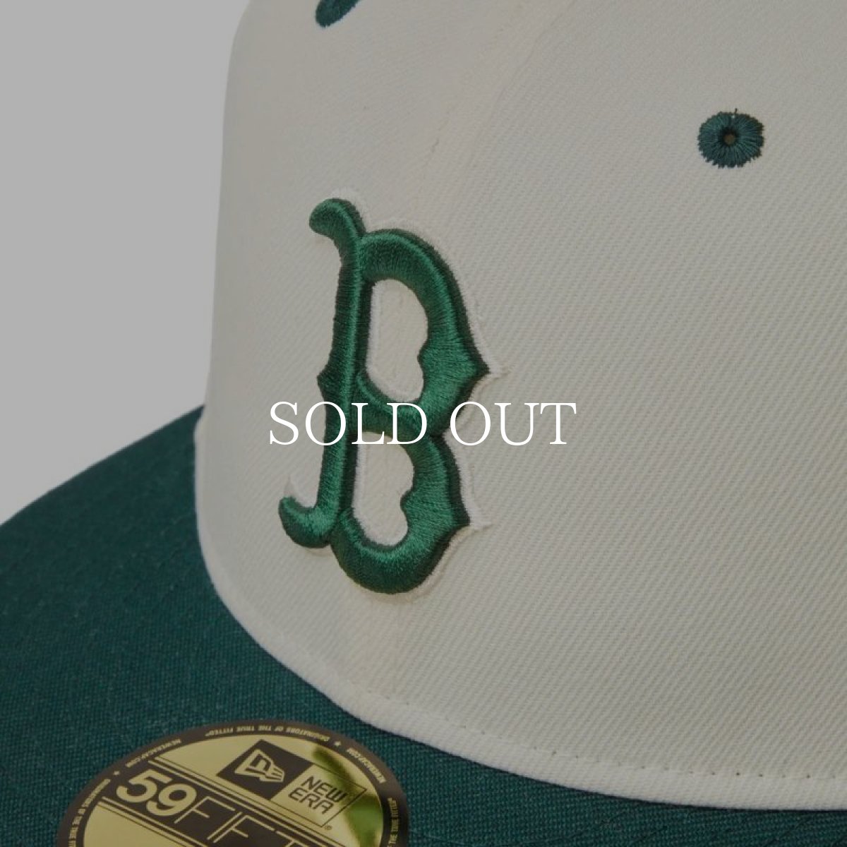 画像7: NEW ERA  59FIFTY MLB Wool Visor ボストン・レッドソックス クローム ダークグリーンバイザー (7)