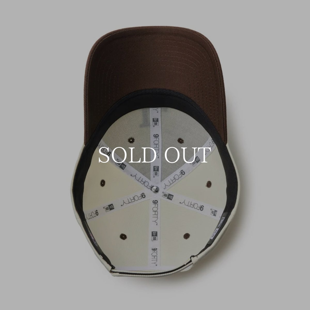 画像3: NEW ERA  9FORTY MLB Wool Visor ロサンゼルス・ドジャース クローム ブラウンバイザー (3)