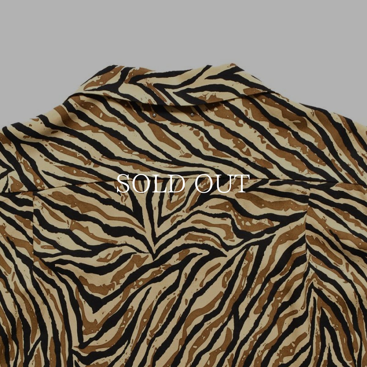 画像11: MINEDENIM  R.Zebracamo Open Collar L/S SH (11)