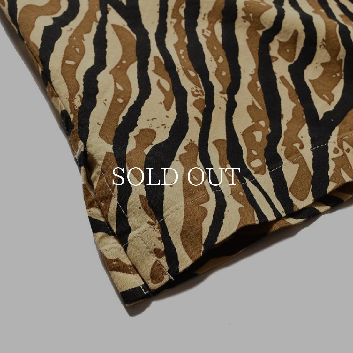 画像10: MINEDENIM  R.Zebracamo Open Collar L/S SH (10)