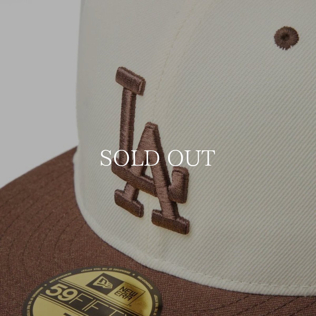 画像6: NEW ERA  59FIFTY MLB Wool Visor ロサンゼルス・ドジャース クローム ブラウンバイザー (6)