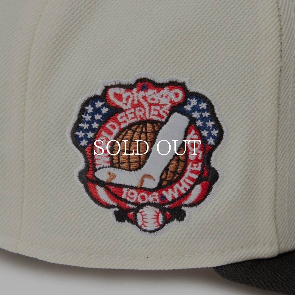画像2: NEW ERA  59FIFTY MLB Wool Visor シカゴ・ホワイトソックス クローム ブラックバイザー (2)