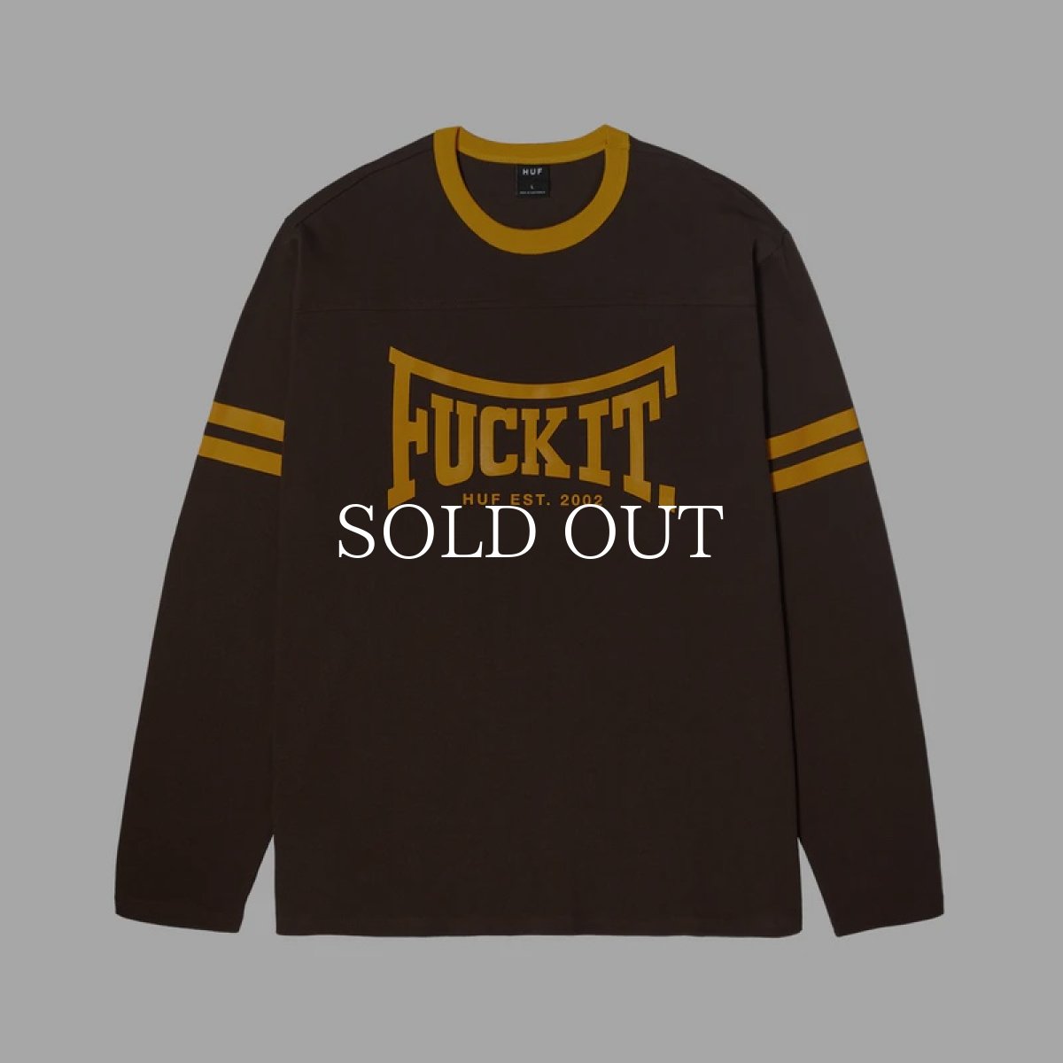 画像1: HUF EXETER LS FOOTBALL SHIRT (1)