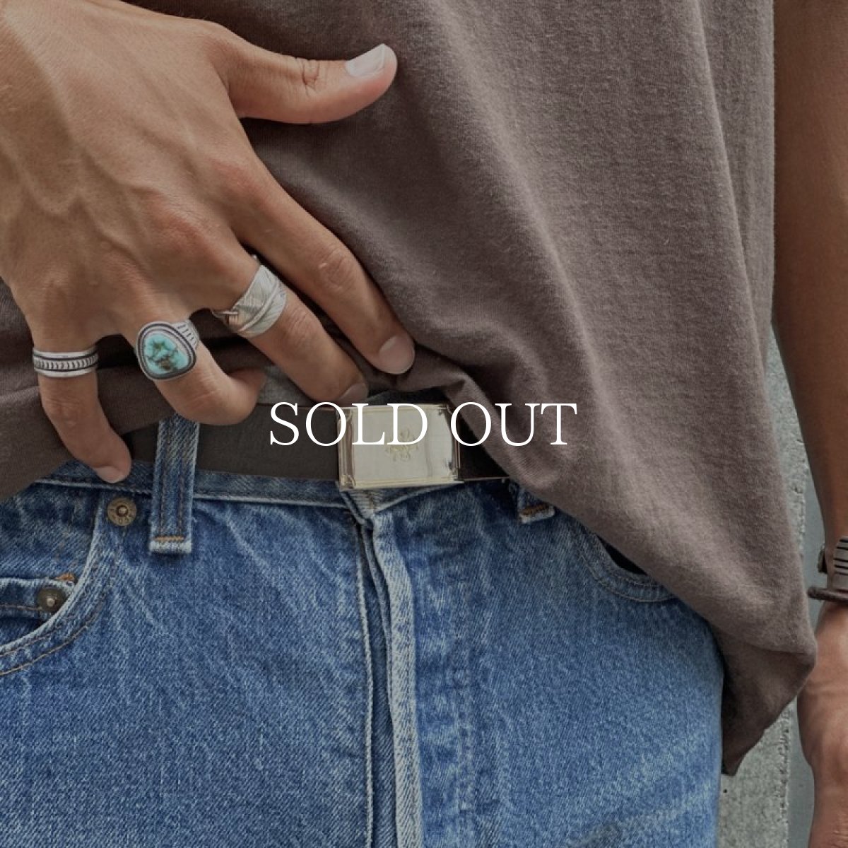 画像7: STANDARD CALIFORNIA  Button Works × SD Slide Lock Buckle Belt (7)