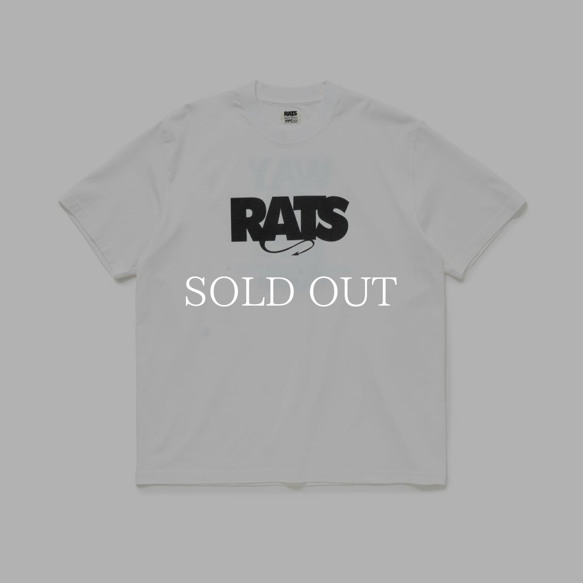 画像2: RATS  BOX LOGO WAY OF LIFE TEE (2)