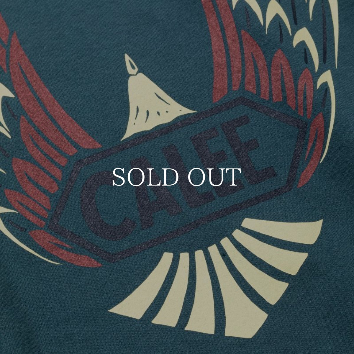 画像8: CALEE  VINTAGE TYPE WING LOGO L/S TEE ＜NATURALLY PAINT DESIGN＞ (8)