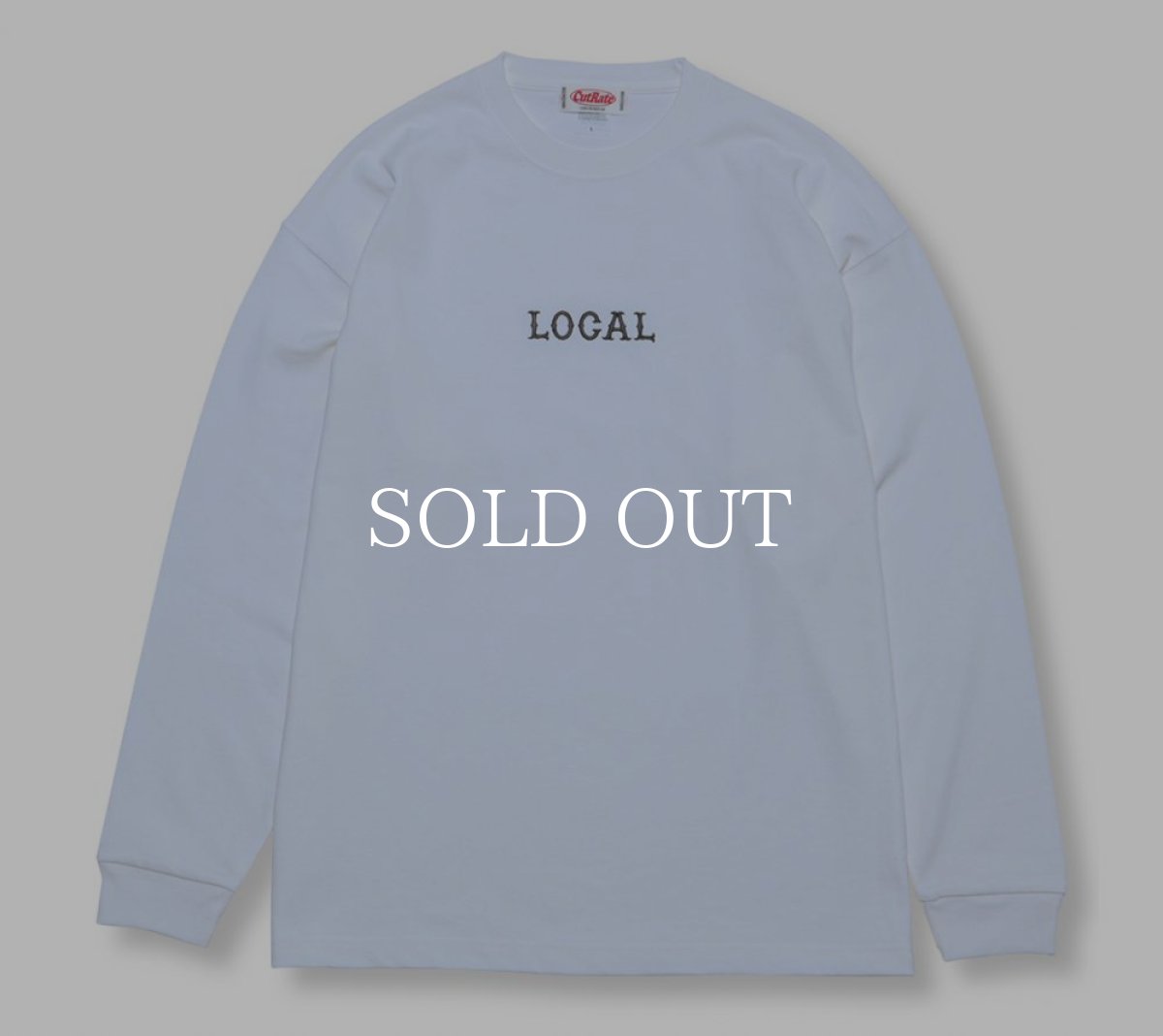 画像1: CUTRATE  CLASSIC LOCAL LOGO EMBROIDERY L/S TEE (1)