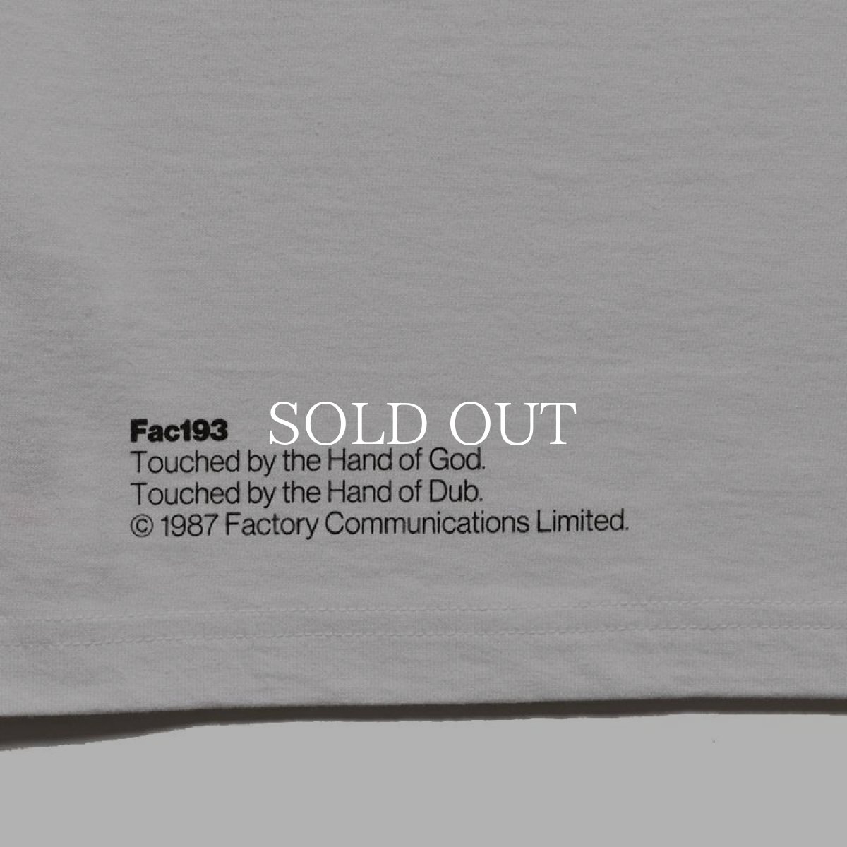 画像6: MINEDENIM  New Order "TOUCHED BY THE HAND OF GOD" Crewneck T-SH (6)