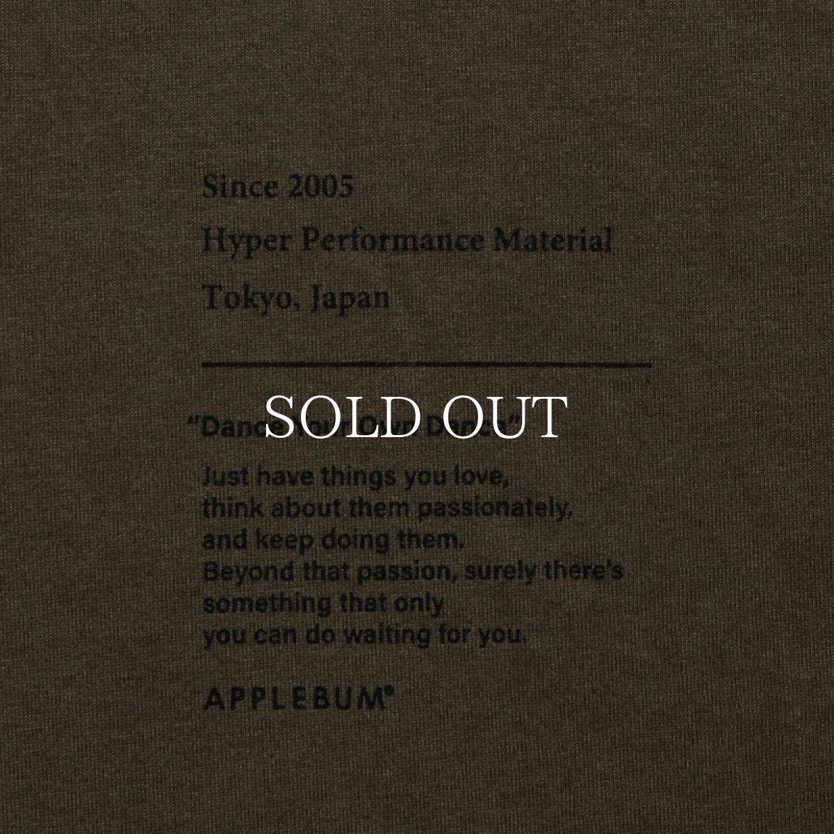 画像8: APPLEBUM  “3 Stars” Dry (Cotton Like) T-shirt (8)