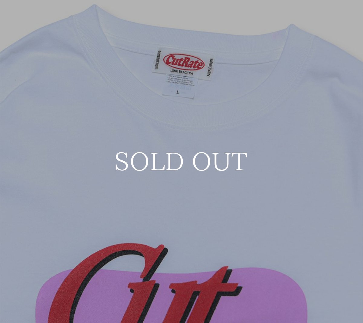 画像3: CUTRATE  CUTRATE F&D LOGO L/S TEE (3)