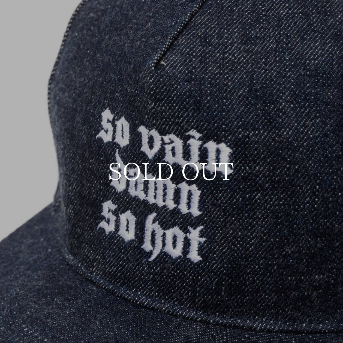 画像4: CALEE  "S.V.D.S.H" DENIM CAP (4)