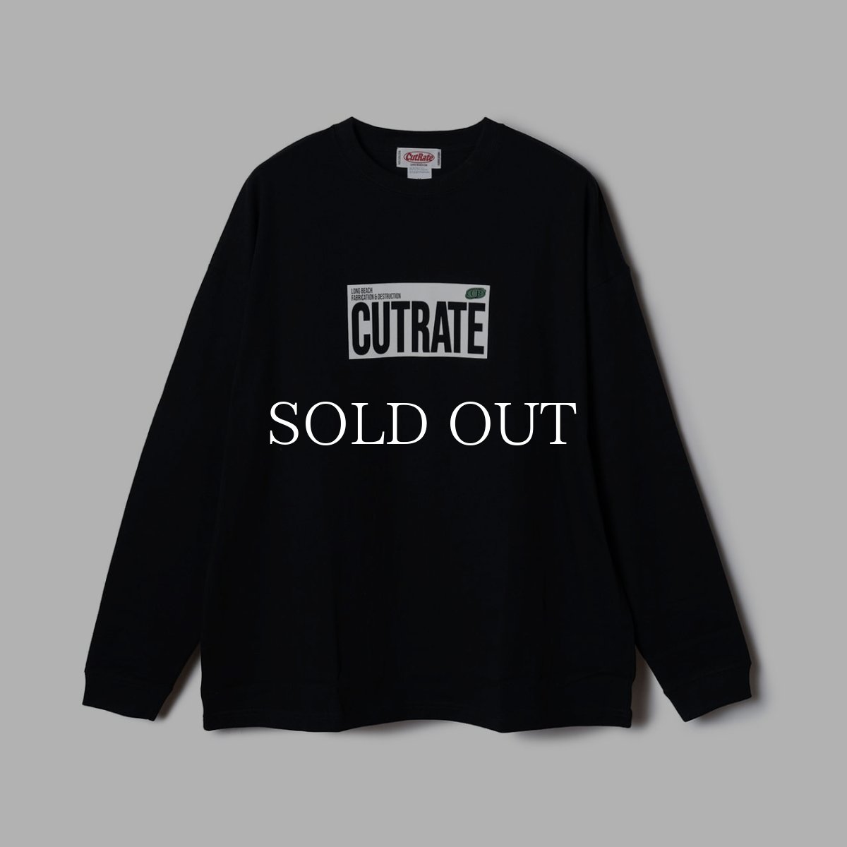 画像2: CUTRATE  CUTRATE BOX LOGO L/S TEE (2)