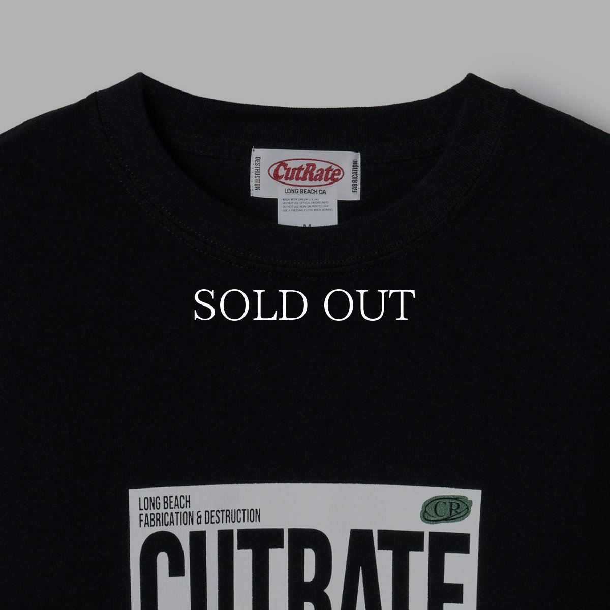 画像3: CUTRATE  CUTRATE BOX LOGO L/S TEE (3)