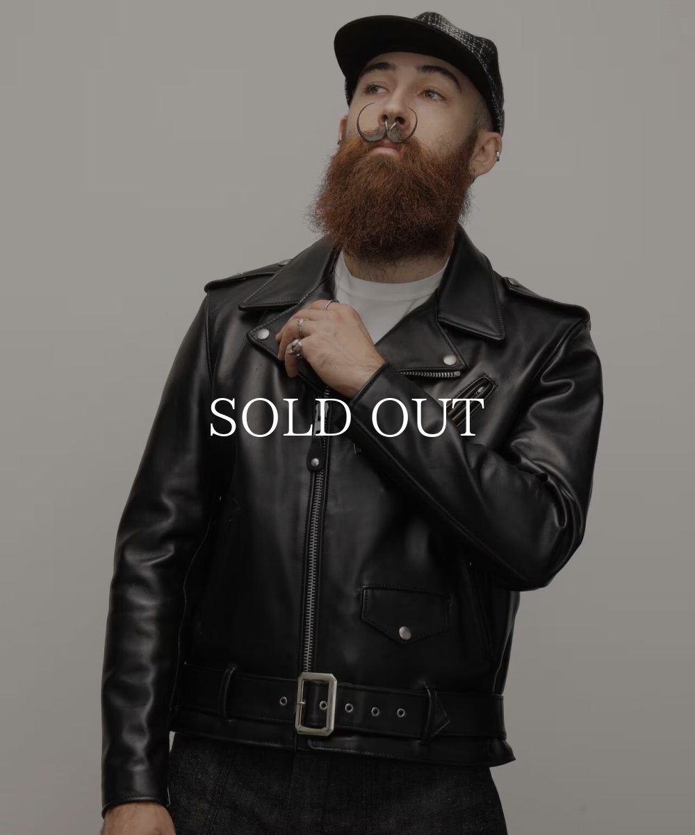 画像13: Schott  613UST ONESTAR TALL/ワンスター トール ライダース レザージャケット (13)