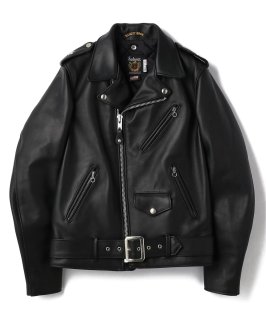 Schott ブラックレザージャケット 36 即決 米国製 Schott メンズ36 レザージャケット ショット カー