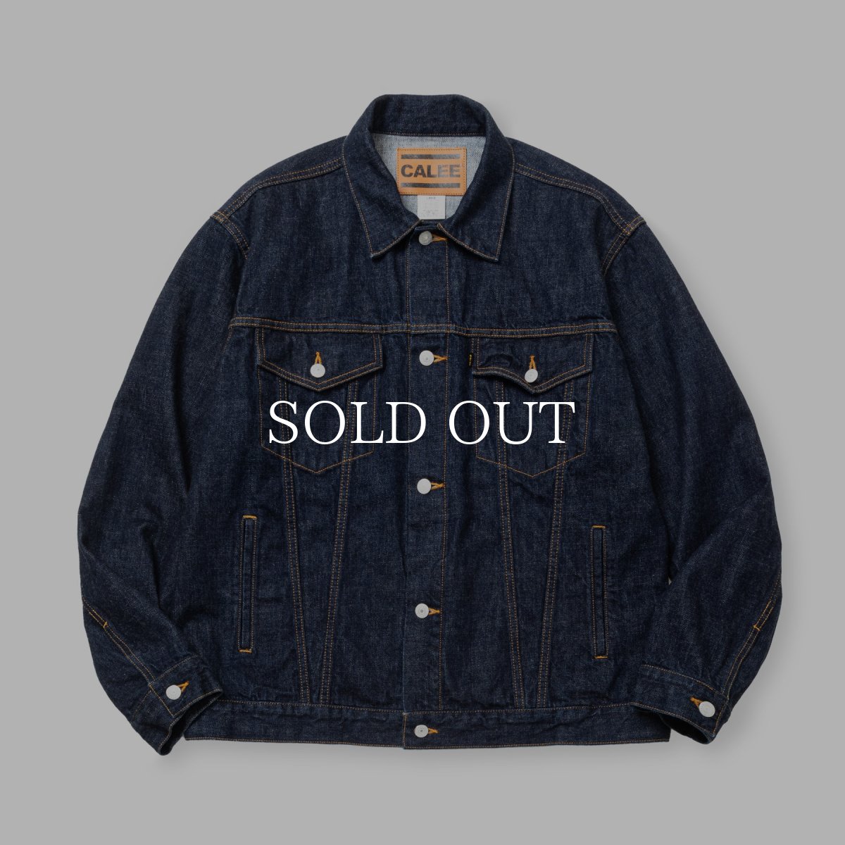 画像1: CALEE  VINTAGE REPRODUCT 3RD TYPE DENIM JACKET ＜OW＞ (1)
