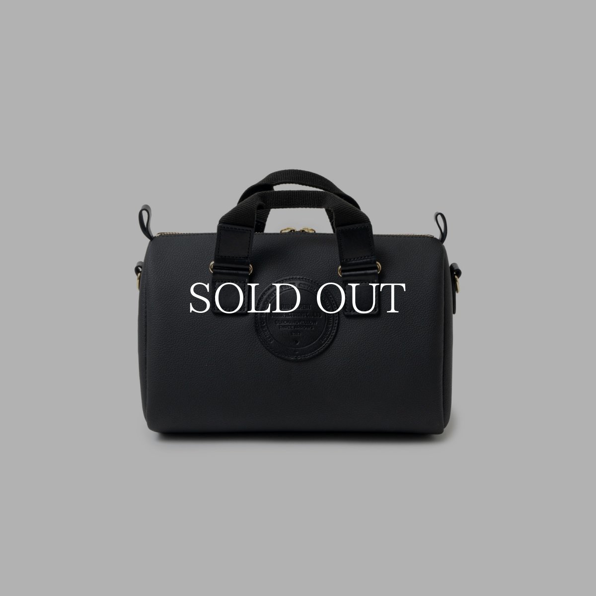 画像1: RATS  SYNTHETIC LEATHER MINI BOSTON BAG (1)