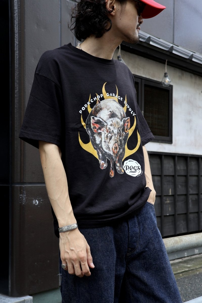 画像14: PORKCHOP GARAGE SUPPLY  MASA SCULP TEE C (14)