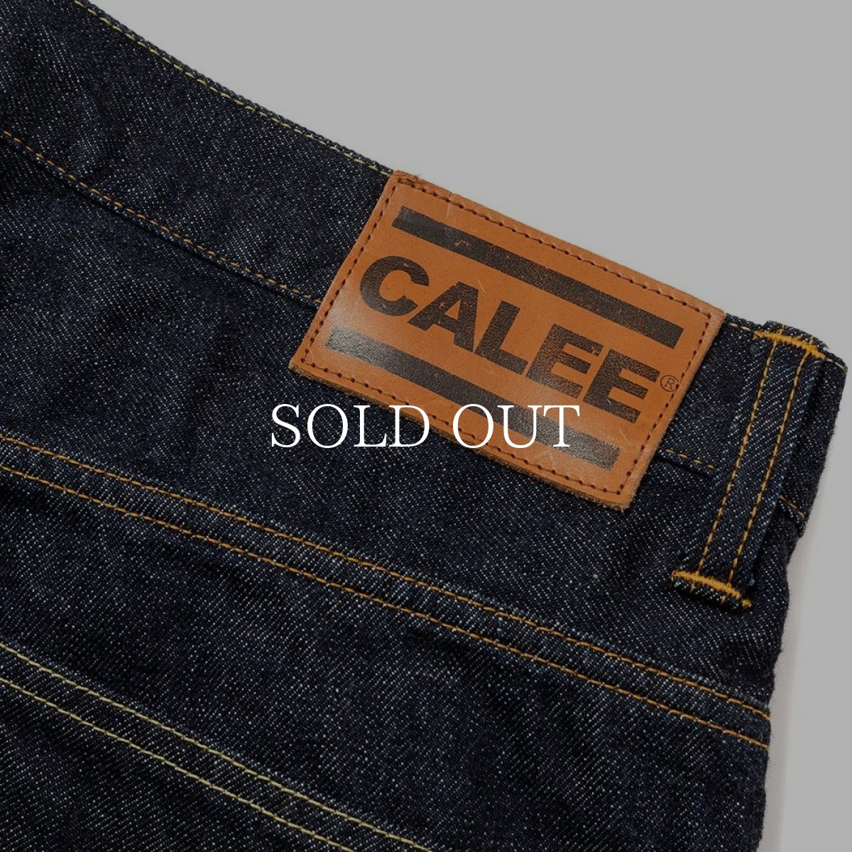画像5: CALEE  VINTAGE REPRODUCT TAPERED DENIM PANTS ＜OW＞ (5)