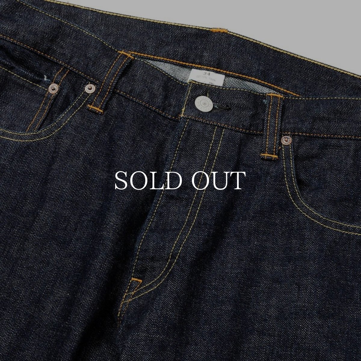 画像3: CALEE  VINTAGE REPRODUCT TAPERED DENIM PANTS ＜OW＞ (3)