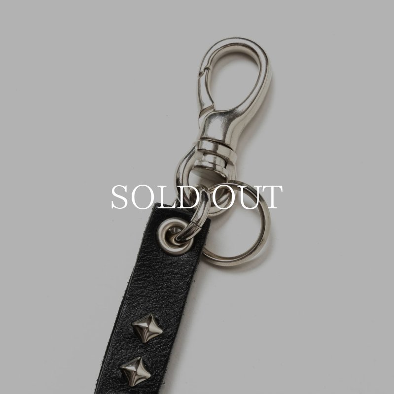 CALEE STUDS & KNITTING LEATHER SHORT KEY RING CL-24AW002LE 公式通販