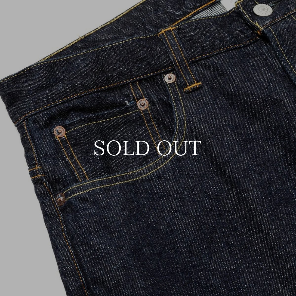 画像4: CALEE  VINTAGE REPRODUCT TAPERED DENIM PANTS ＜OW＞ (4)