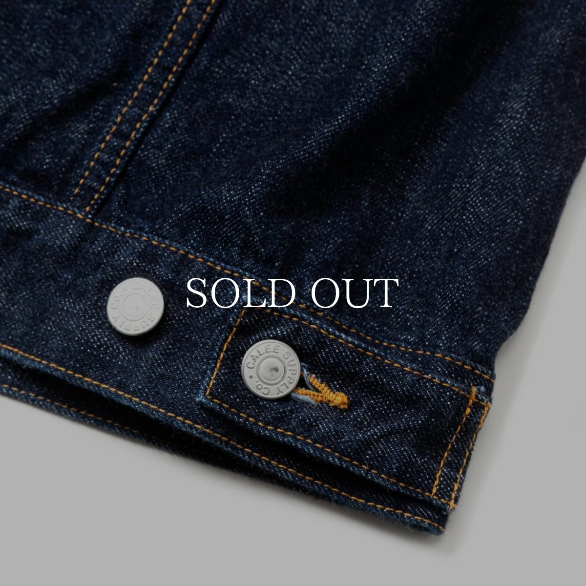 画像7: CALEE  VINTAGE REPRODUCT 3RD TYPE DENIM JACKET ＜OW＞ (7)