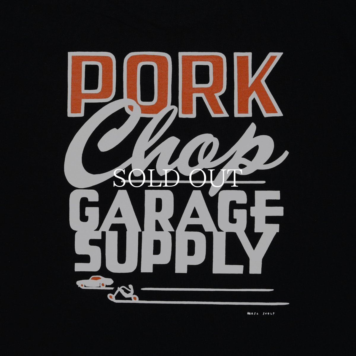 画像8: PORKCHOP GARAGE SUPPLY  MASA SCULP TEE B (8)