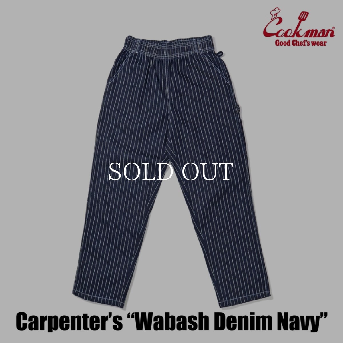 画像11: COOKMAN  カーペンターズパンツ Carpenter's Pants Wabash Denim Navy (11)