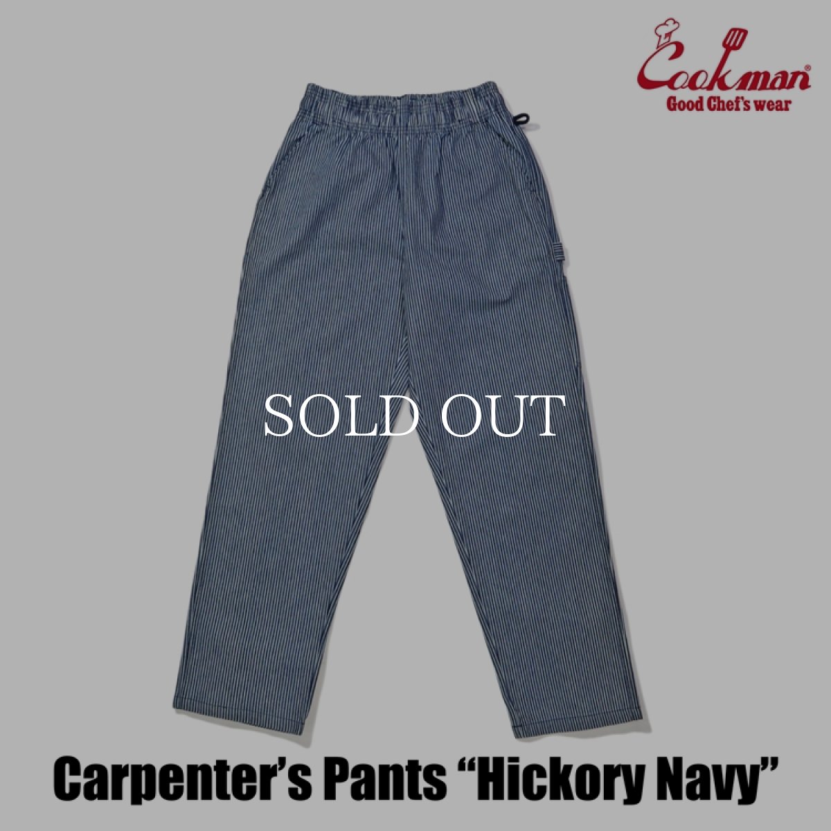 画像6: COOKMAN  カーペンターズパンツ Carpenter's Pants Hickory Navy (6)