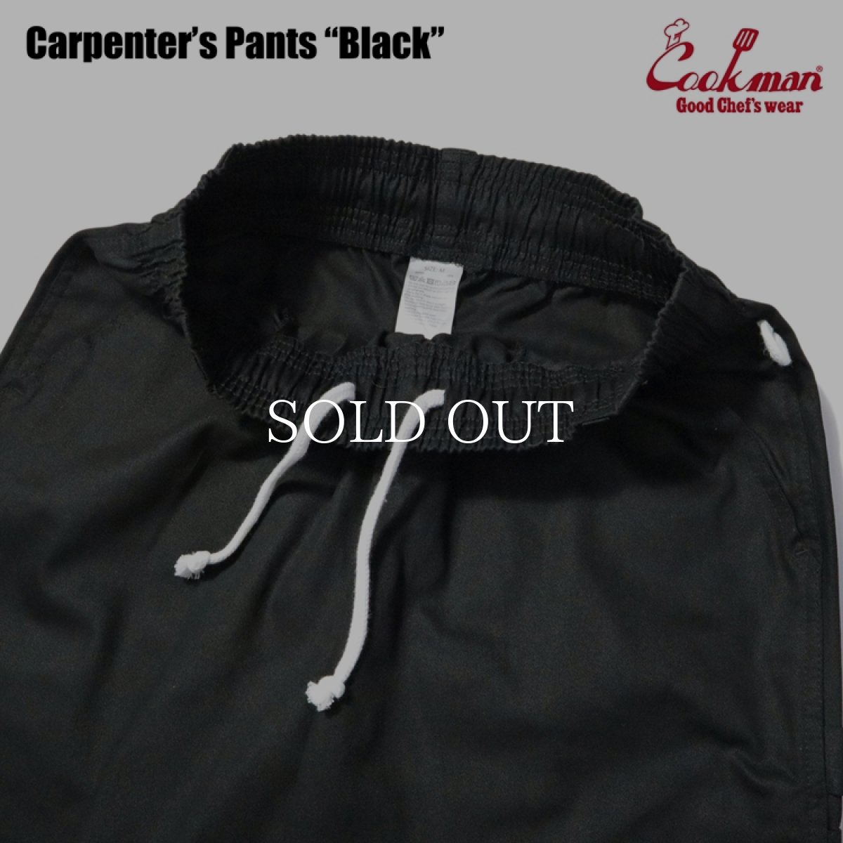 画像12: COOKMAN  カーペンターズパンツ Carpenter's Pants Denim Black (12)