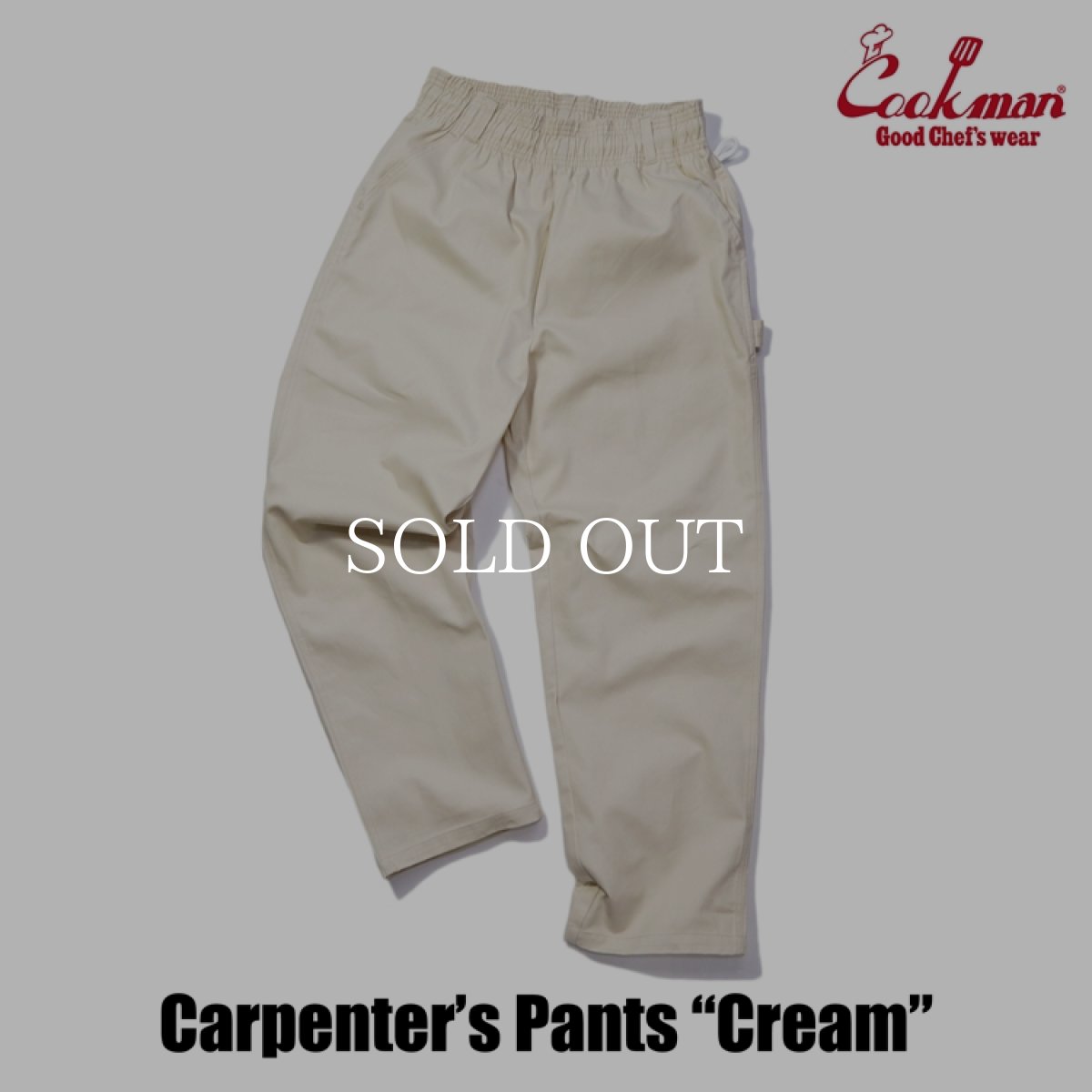 画像4: COOKMAN  カーペンターズパンツ Carpenter's Pants Denim Cream (4)