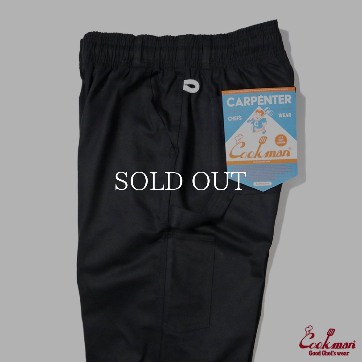 画像3: COOKMAN  カーペンターズパンツ Carpenter's Pants Denim Black (3)