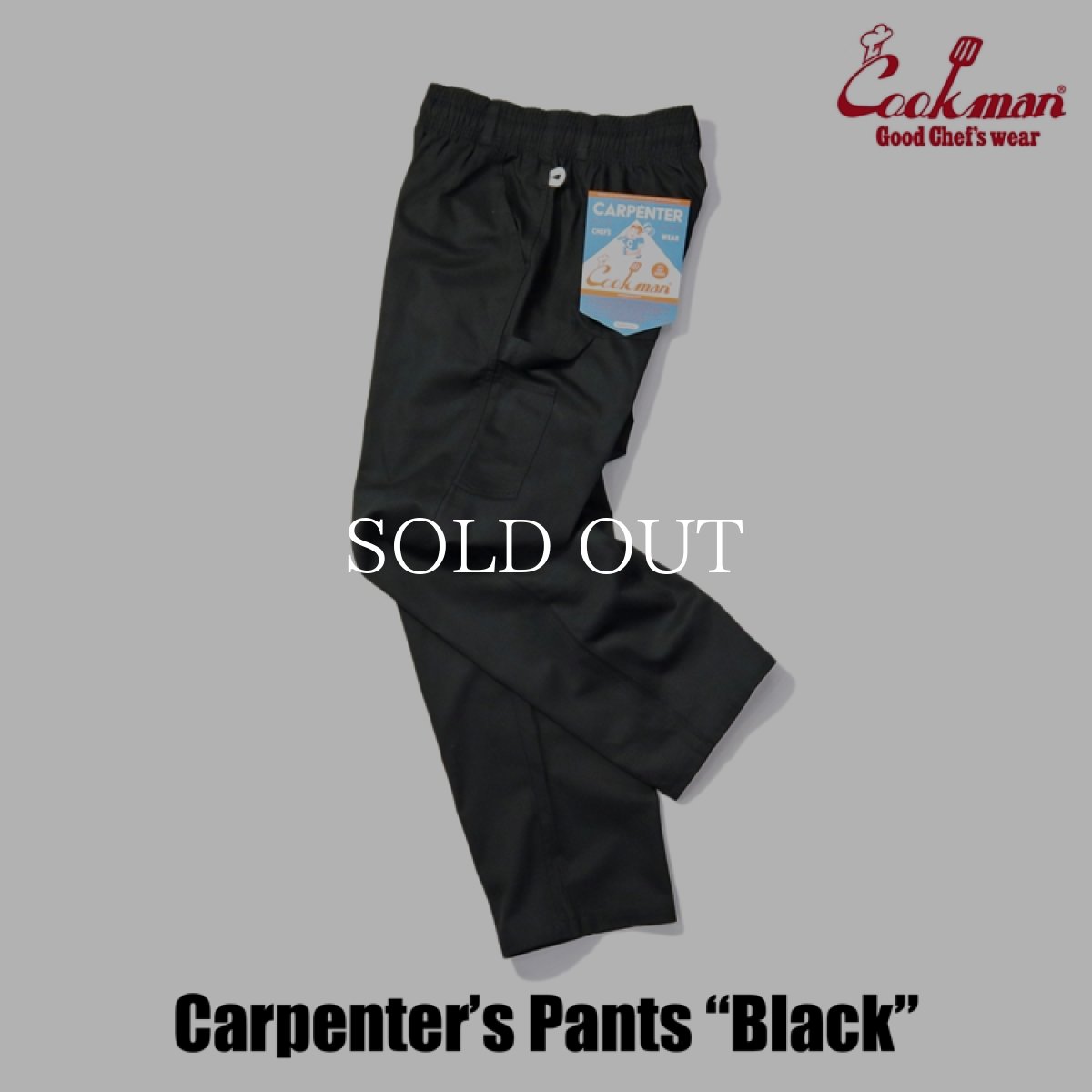 画像4: COOKMAN  カーペンターズパンツ Carpenter's Pants Denim Black (4)