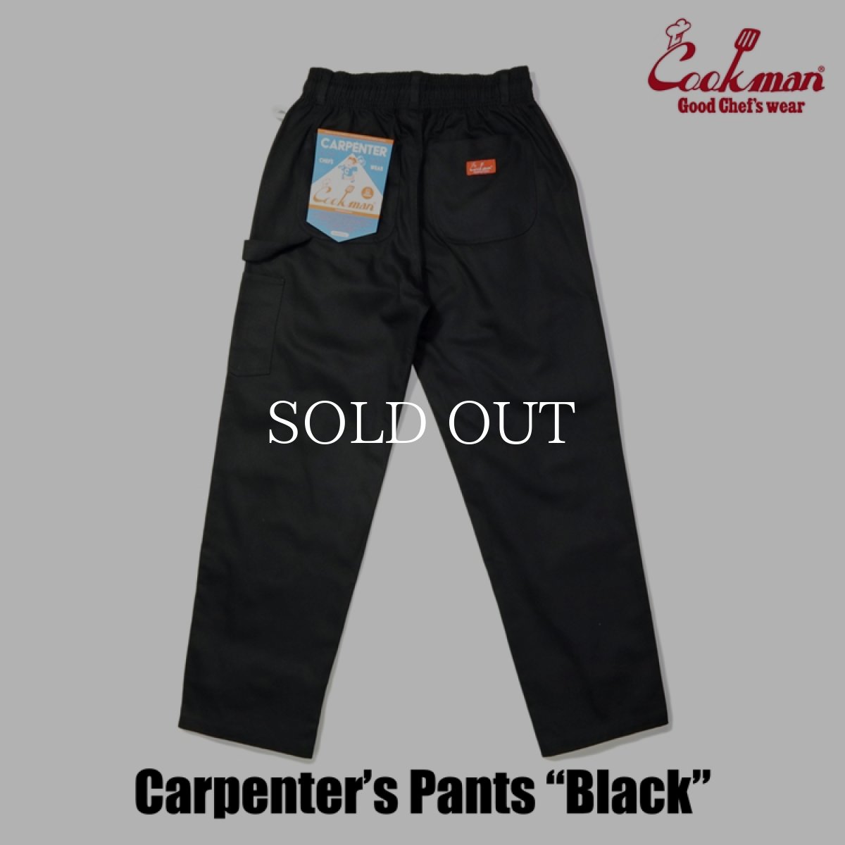 画像7: COOKMAN  カーペンターズパンツ Carpenter's Pants Denim Black (7)